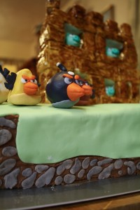 Another picutre of the Angry Birds Cake